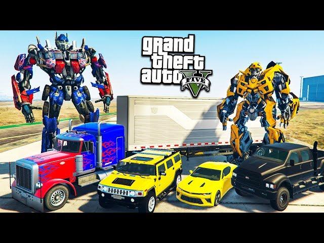 ГТА 5 МОДЫ ТРАНСФОРМЕРЫ ПОСЛЕДНИЙ РЫЦАРЬ ОПТИМУС ПРАЙМ АВТОБОТ! ОБЗОР МОДА GTA 5 ИГРЫ ГТА МИР ВИДЕО