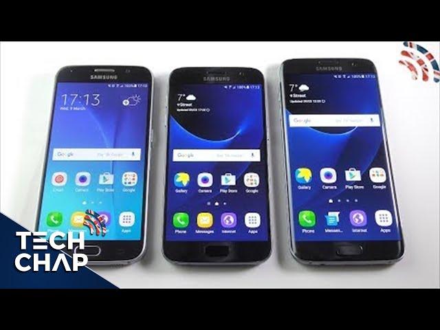 Galaxy S7 EDGE vs S7 vs S6 | BATTERY TEST