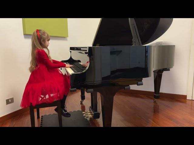 26.12.2024  for “Elevato Stanza Junior Piano Competition 2025” Cat. A 6 , J.S.Bach Minuet Re Minor