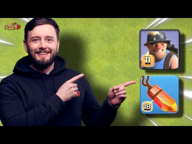 MINEIRO + GEMA DA VIDA DO GUARDIÃO NOVO META DO CLASH OF CLANS ?