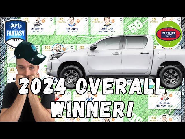 Winning Strategies with 2024 AFL Fantasy Winner Chris Burnham