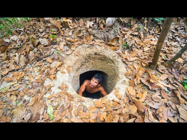 Build The Most Secret Underground House by Ancient Skills