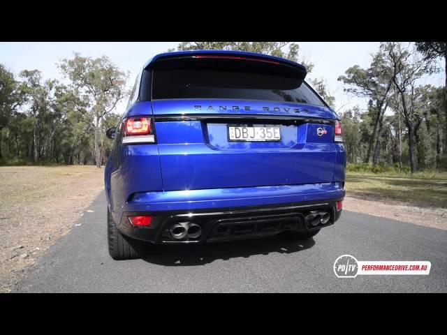 Range Rover Sport SVR 0-100km/h & engine sound