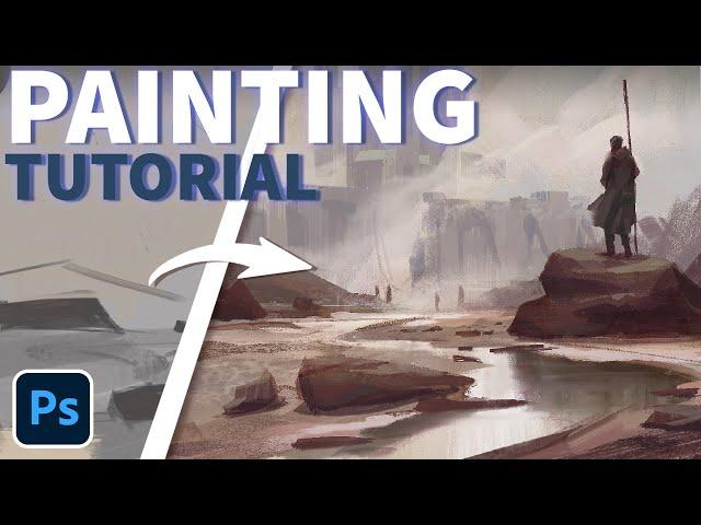 Digital Painting Process ( Concept Art Tutorial )