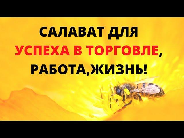 САЛАВАТ ДЛЯ УСПЕХА В ТОРГОВЛЕ, РАБОТА,ЖИЗНЬ!