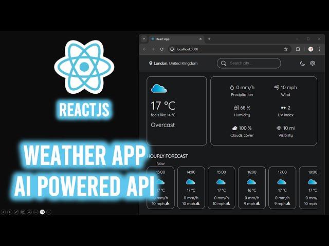 Build a Stunning ReactJS Weather App with AI Powered API ️