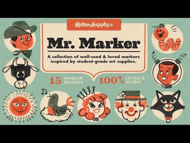 Mr. Marker Digital Marker Brush Pack