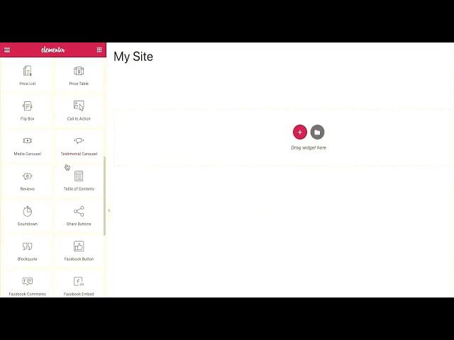Adding a Contact Form 7 in Elementor