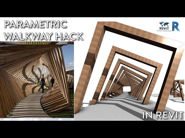 Parametric Walkway Design in Revit