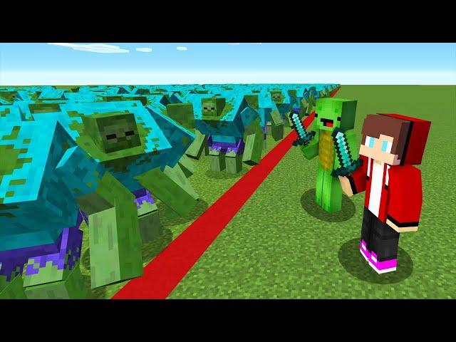 RAID 1000 MUTANT ZOMBIE APOCALYPSE - Minecraft