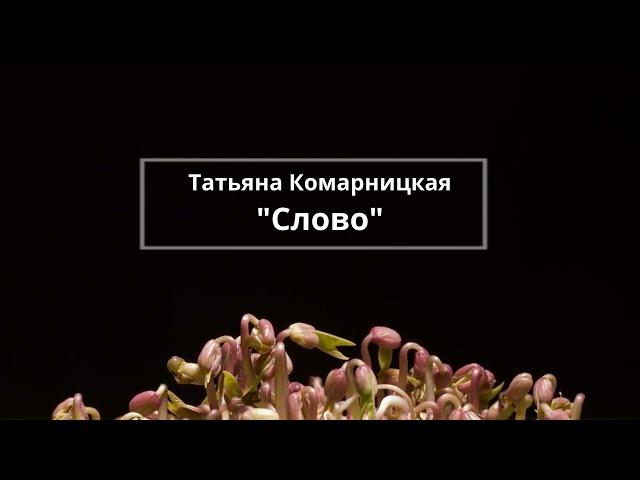 Татьяна Комарницкая 12+ "Слово" христианское стихотворение