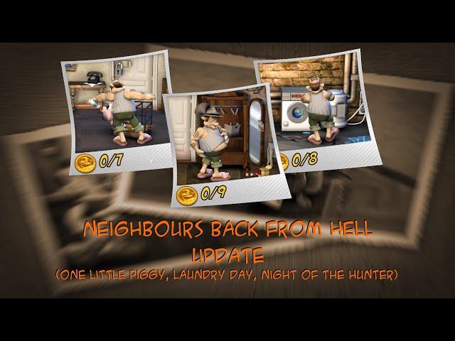 Neighbours Back From Hell Update (New Levels Walkthrough)