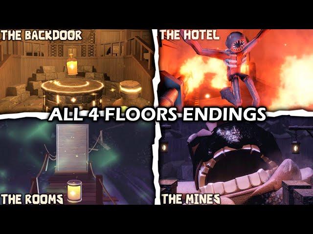 Doors: ALL 4 ENDINGS (Backdoor, Hotel, Rooms, Mines)