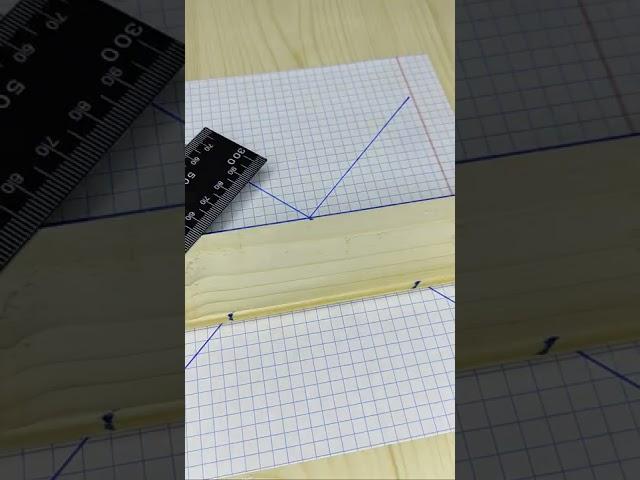 Обязательно запомни эту хитрость! Как можно легко состыковать доски под прямым углом? #shorts