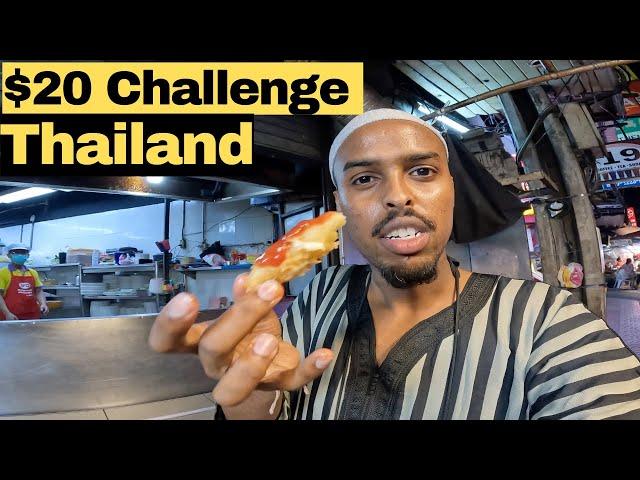 $20 Halal FOOD Challenge in Bangkok