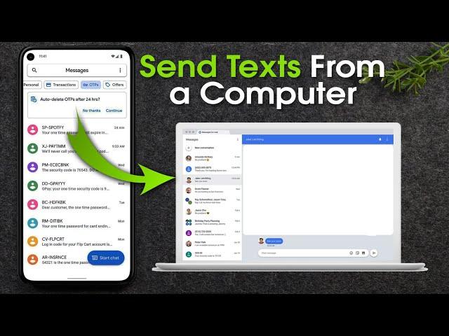 How to Send Text Messages From a Computer with Any Android Phone (Samsung, Motorola, LG, OnePlus)