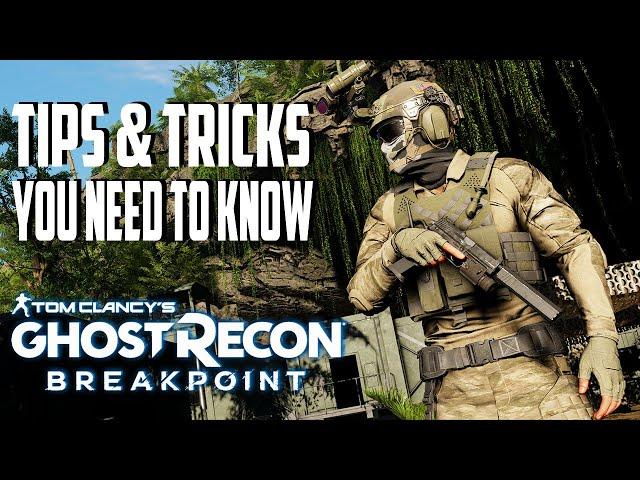 BEST TIPS AND TRICKS in Ghost Recon Breakpoint!