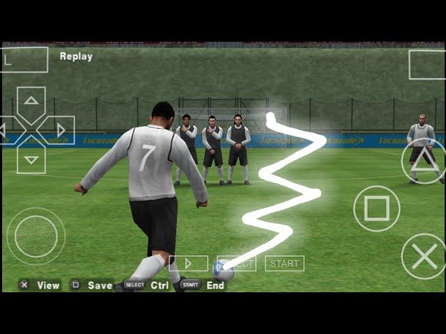 Pes 2012 free kick tutorial for beginners #ppsspp