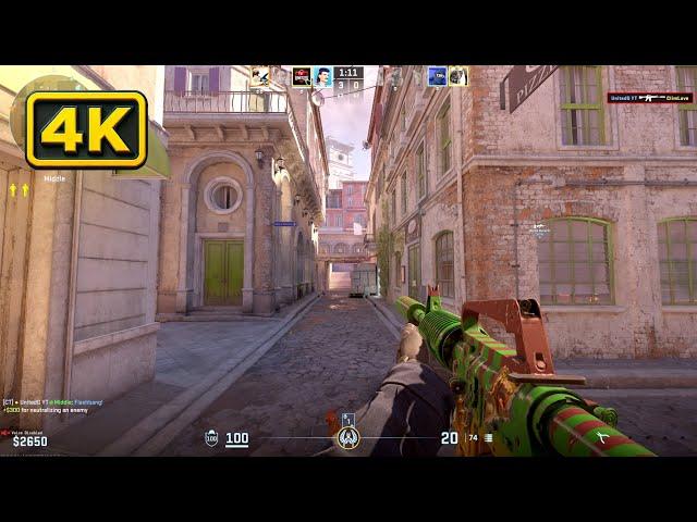 Italy Map is Now in Competitive! | Counter Strike 2 Gameplay 4K (No Commentary)