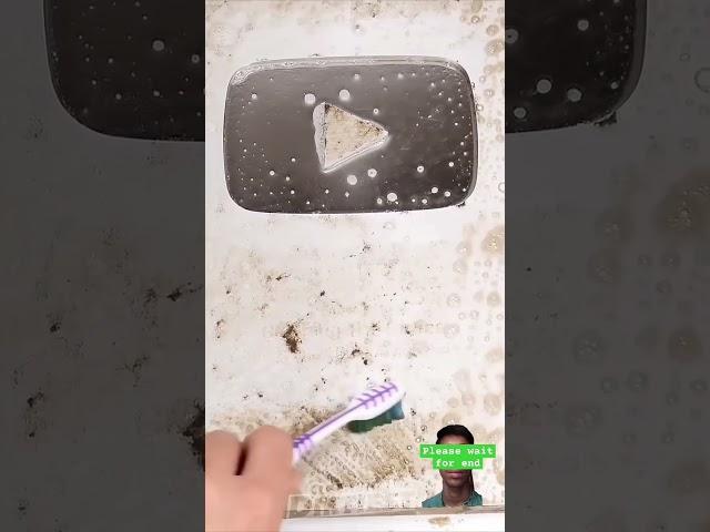 Cleaning Tha DIRTIEST YoTube play button EVER!