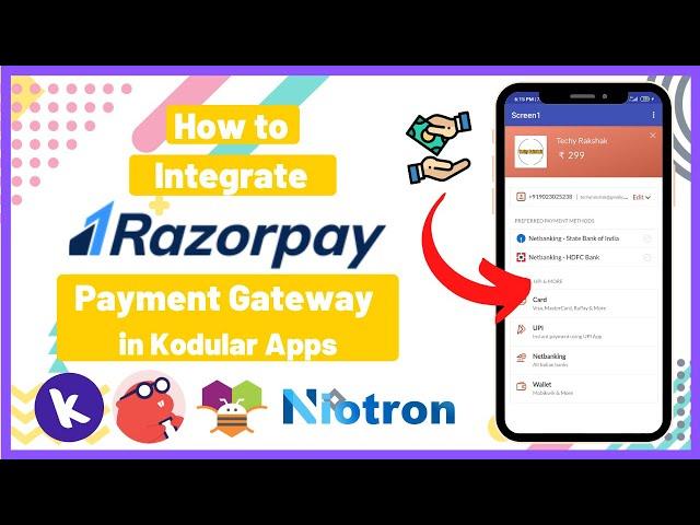 How to Add Razorpay Payment Gateway in Kodular / App Inventor 2 Apps to Collect Payments from users