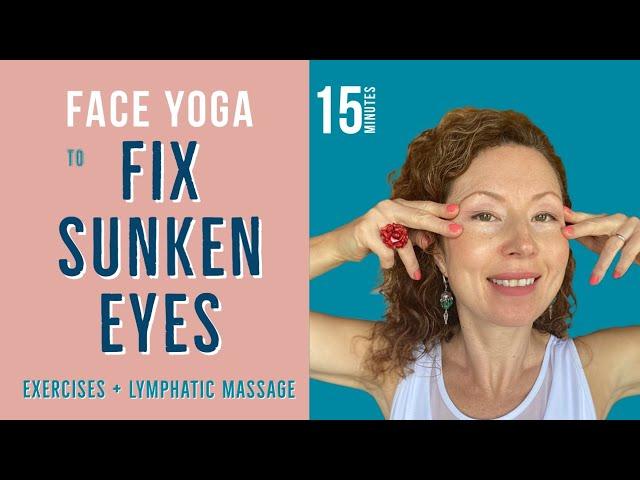 Fix Sunken Eyes with Face Toning Exercises and Massage, Reduce Under Eye Hollows