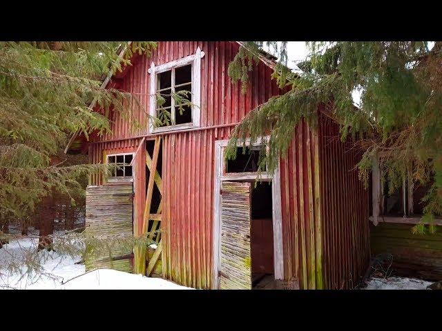 Vanha hirsitalo. Urbex Finland Urbaani löytöretkeily Autiotalo