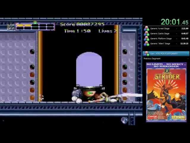 Strider Returns: Journey from Darkness Expert% "Speedrun" in 20:22