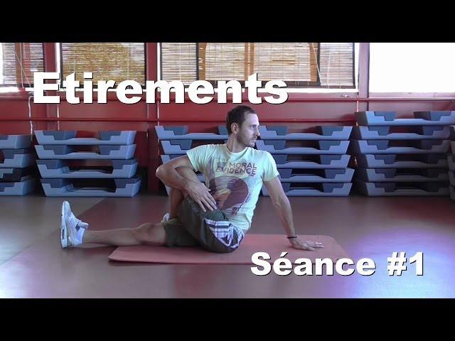 Séance de stretching, étirements après l'entraînement - Santedefer.fr