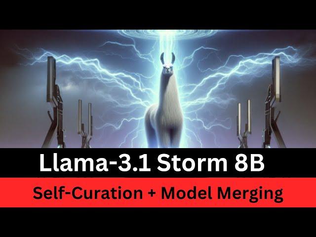 Llama-3.1 Storm 8B - Improved SLM with Self-Curation + Model Merging