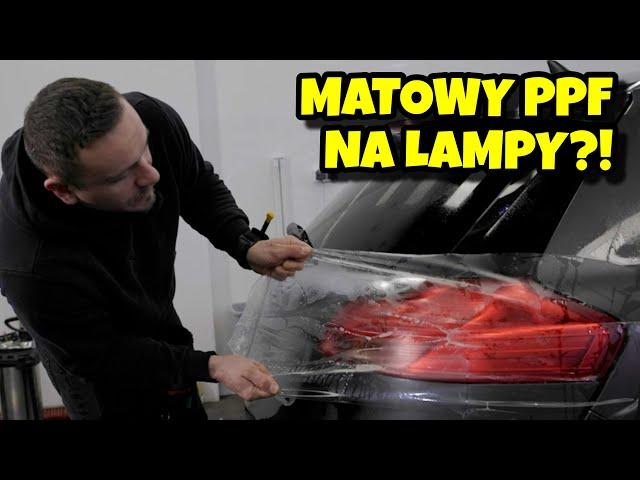 JAK OKLEIĆ LAMPY MATOWĄ FOLIĄ PPF?! Jaki efekt końcowy?!