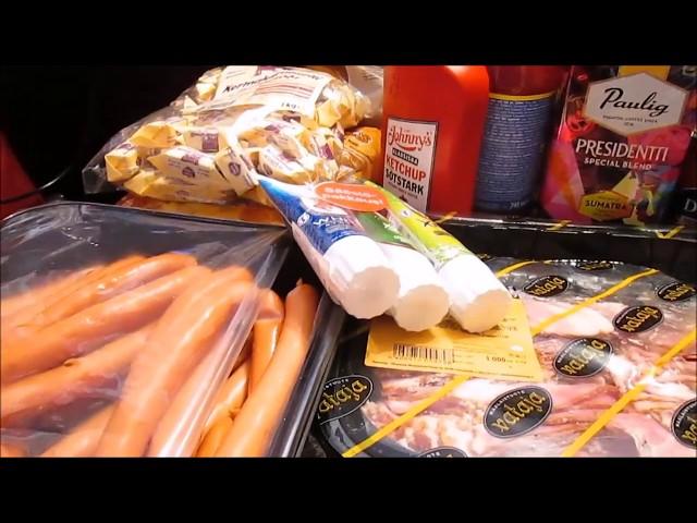 Продукты из Финляндии,  что и по какой цене мы покупаем, распаковка