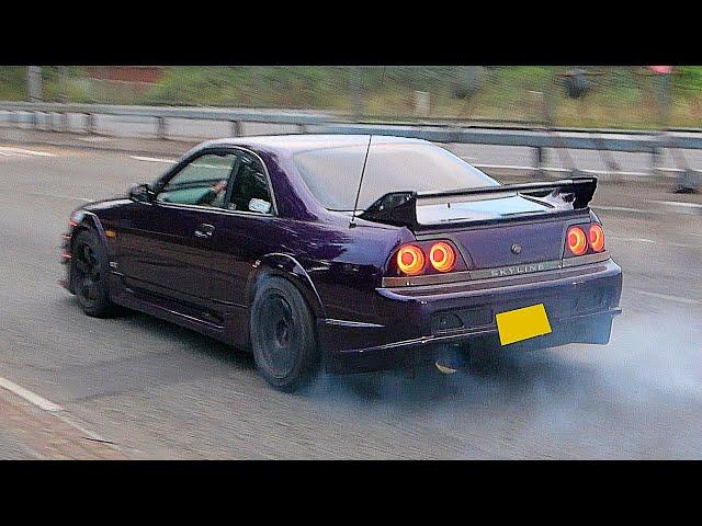 Modified Cars Arriving At Reading Japanese Meet! - August 2021