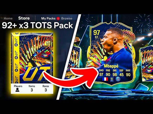 92+ x3 TOTS PACKS & 92+ TOTS PICKS!  FC 24 Ultimate Team