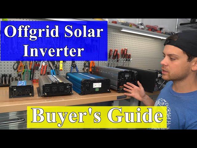 Offgrid Solar Inverter Buyer's Guide for Beginners