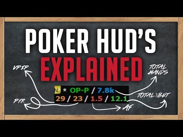 POKER HUD'S EXPLAINED (Beginners Guide to Basic HUD + Stats)