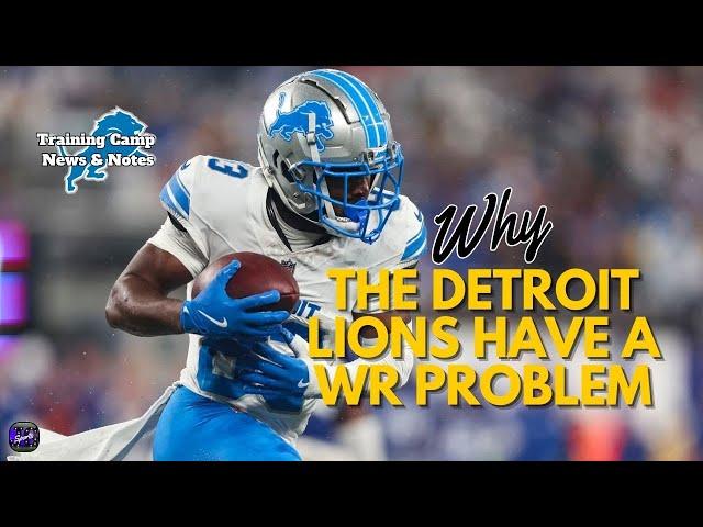 Why the Detroit Lions have a WR Problem | Penei Sewell Update & Lions News | Johnny Gaz Sports