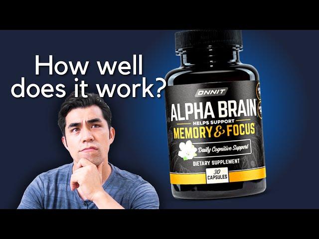 I Tried Alpha Brain, Here's How It Went