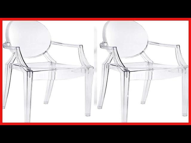 Great product -  Modway Casper Modern Acrylic Stacking Kitchen and Dining Room Arm Chair in Clear