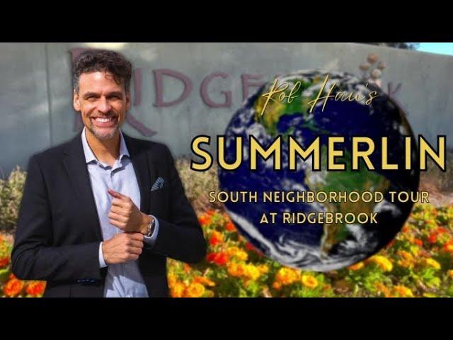 Summerlin South neighborhood tour - Ridgebrook Village + Park - Las Vegas Nevada 89135 