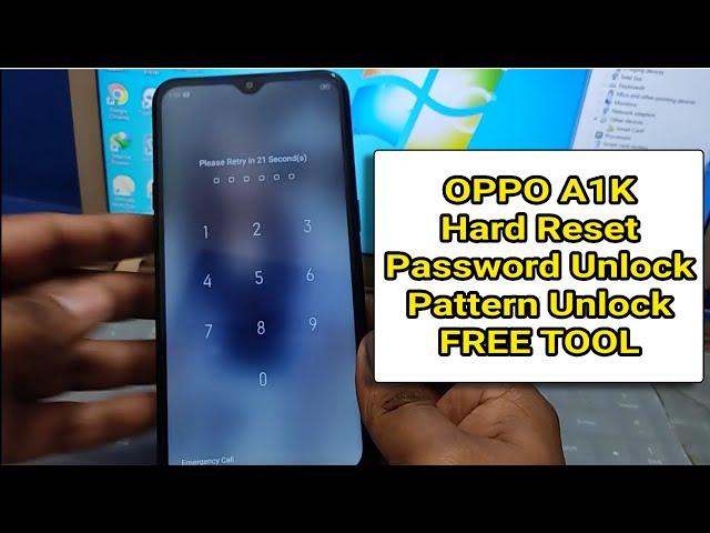 Oppo A1K (CPH1923) Hard Reset | A1k Pattern, Password, FRP Unlock File FREE 100% Work 2024 | A2GSM