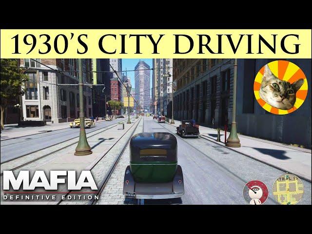 Long Chill 1930s Drive around the City | Mafia: Definitive Edition