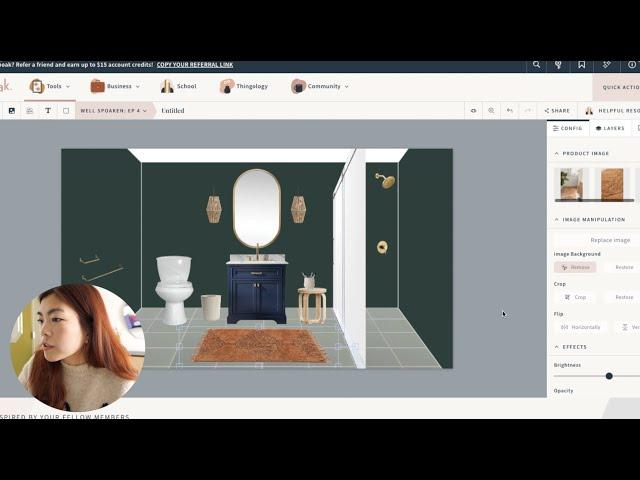 Well Spoaken | Decorating a Bathroom On a Budget | Ep. 4