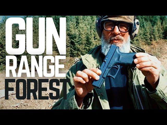 Public GUN RANGE in FOREST #tactical #edc #survivalskills