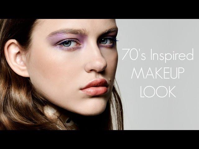 МАКИЯЖ для съемки в духе 70х / 70s inspired Fashion Editorial Makeup Look {tutorial}