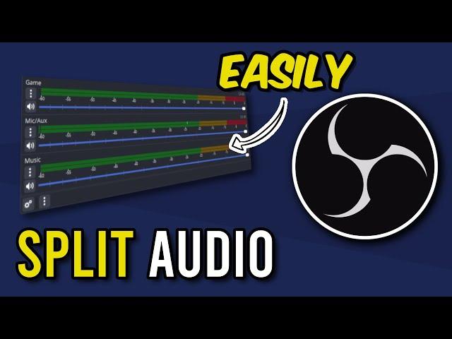 EASILY Separate Audio Tracks in OBS - NO VoiceMeeter (Split Discord, Music, Spotify, Game Sound)