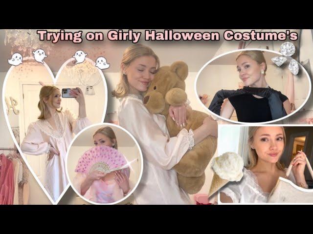 Trying On Girly Halloween Costumes!! #girlythings