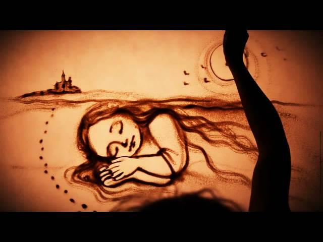 Beautiful sand art! Песочное шоу! Красиво!