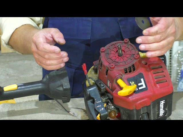 Триммер бензиновый. Ремонт сцепления # Petrol trimmer. Clutch repair