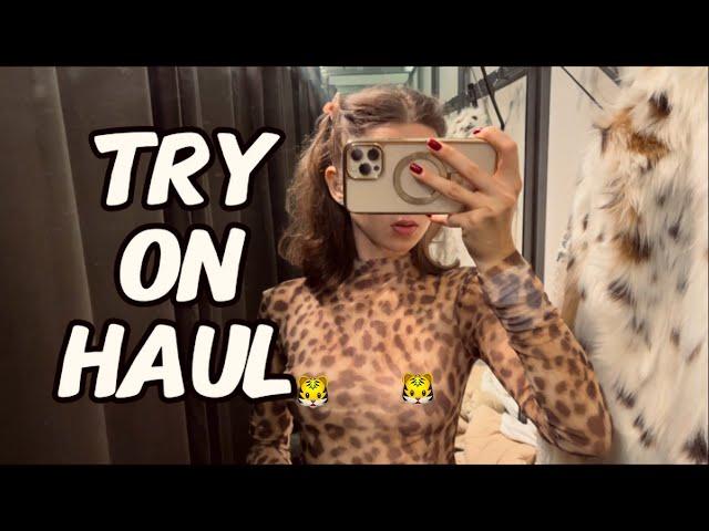 See-Through Lingerie Try on Haul | Transparent Clothes Trend [4K]